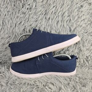 Under Armour Street Encounter IV Size 10 Navy Blue Canvas Sneakers 3000029-402